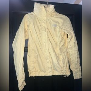 Yellow North Face Rain Coat